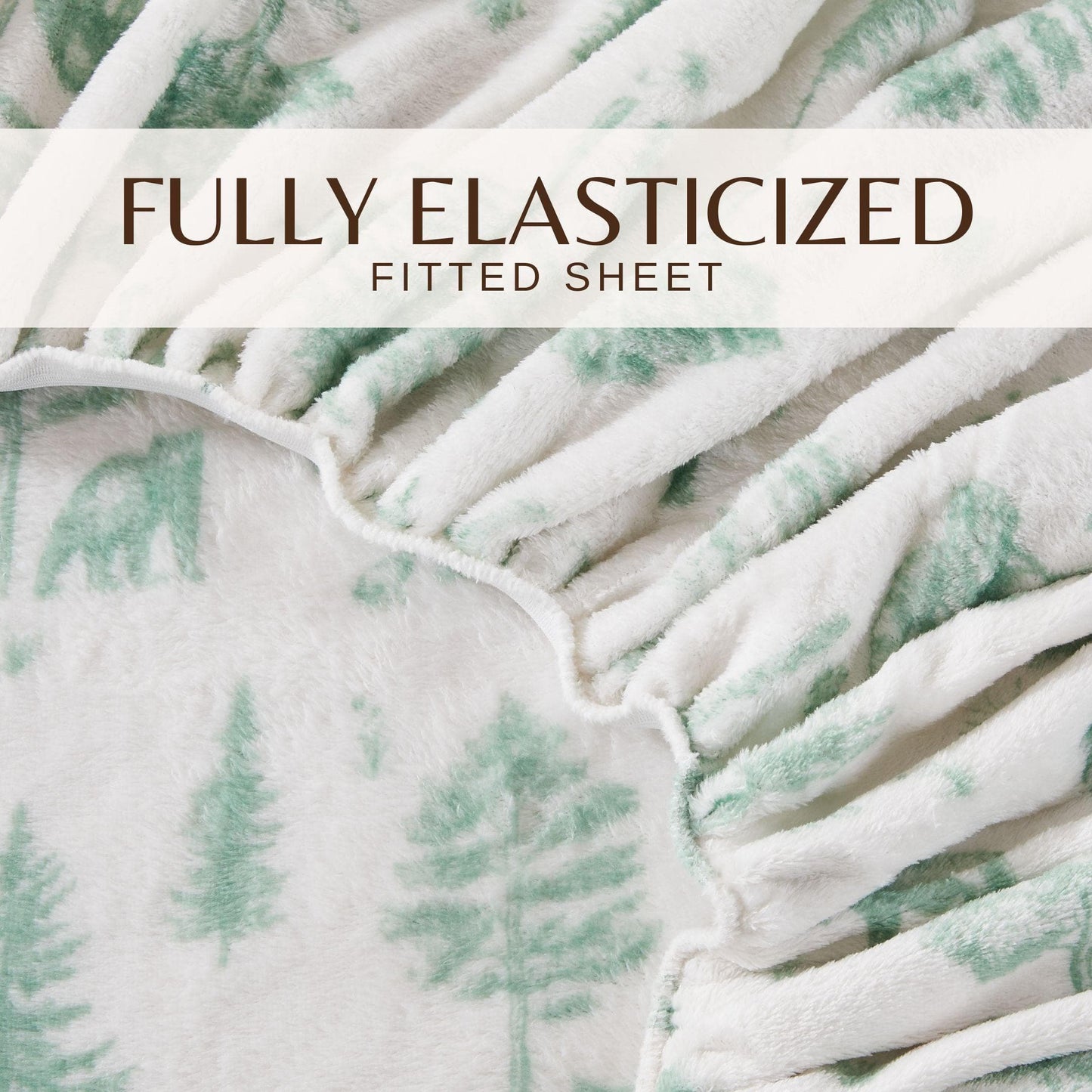 Printed Plush Sheet - Velvet Luxe Collection