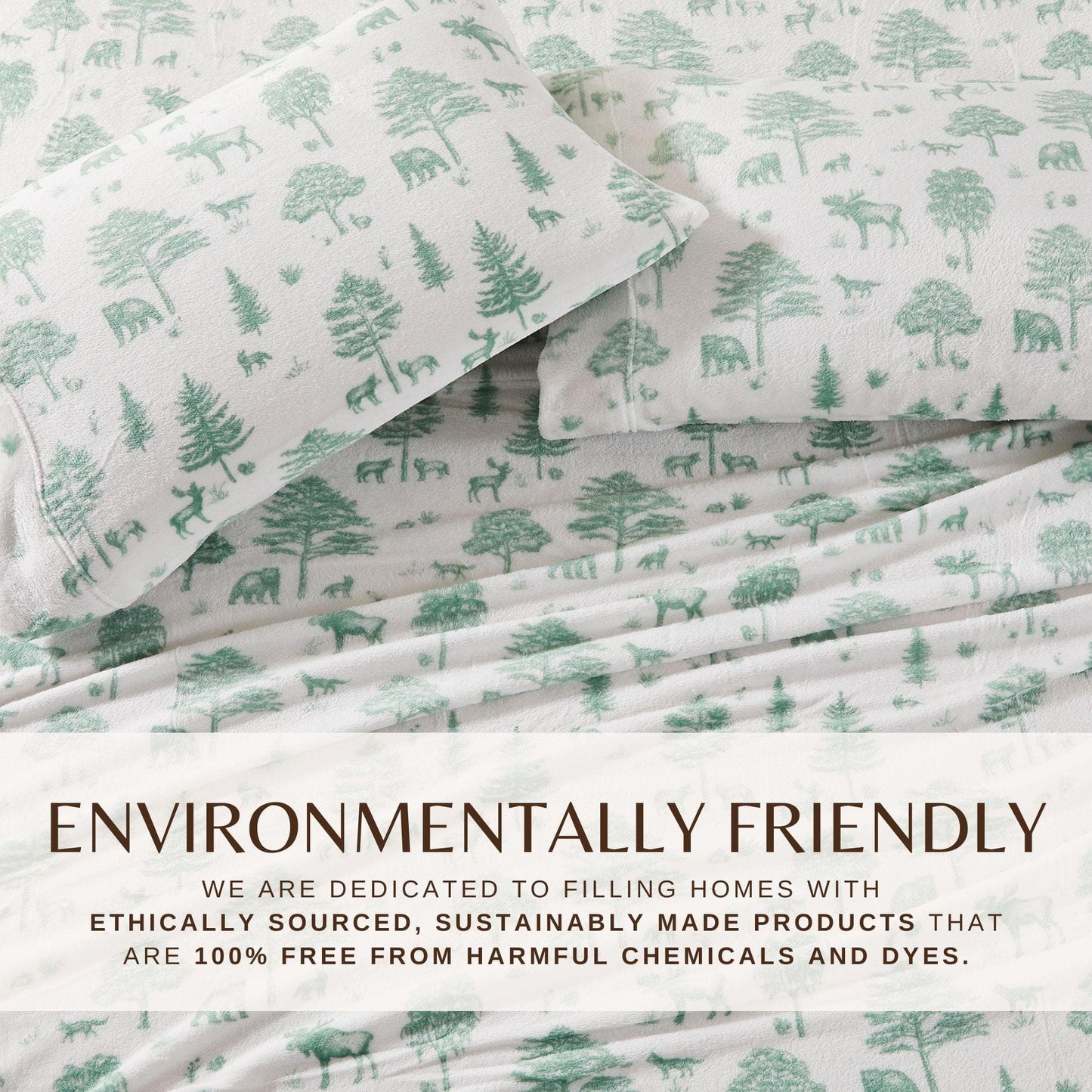 Printed Plush Sheet - Velvet Luxe Collection