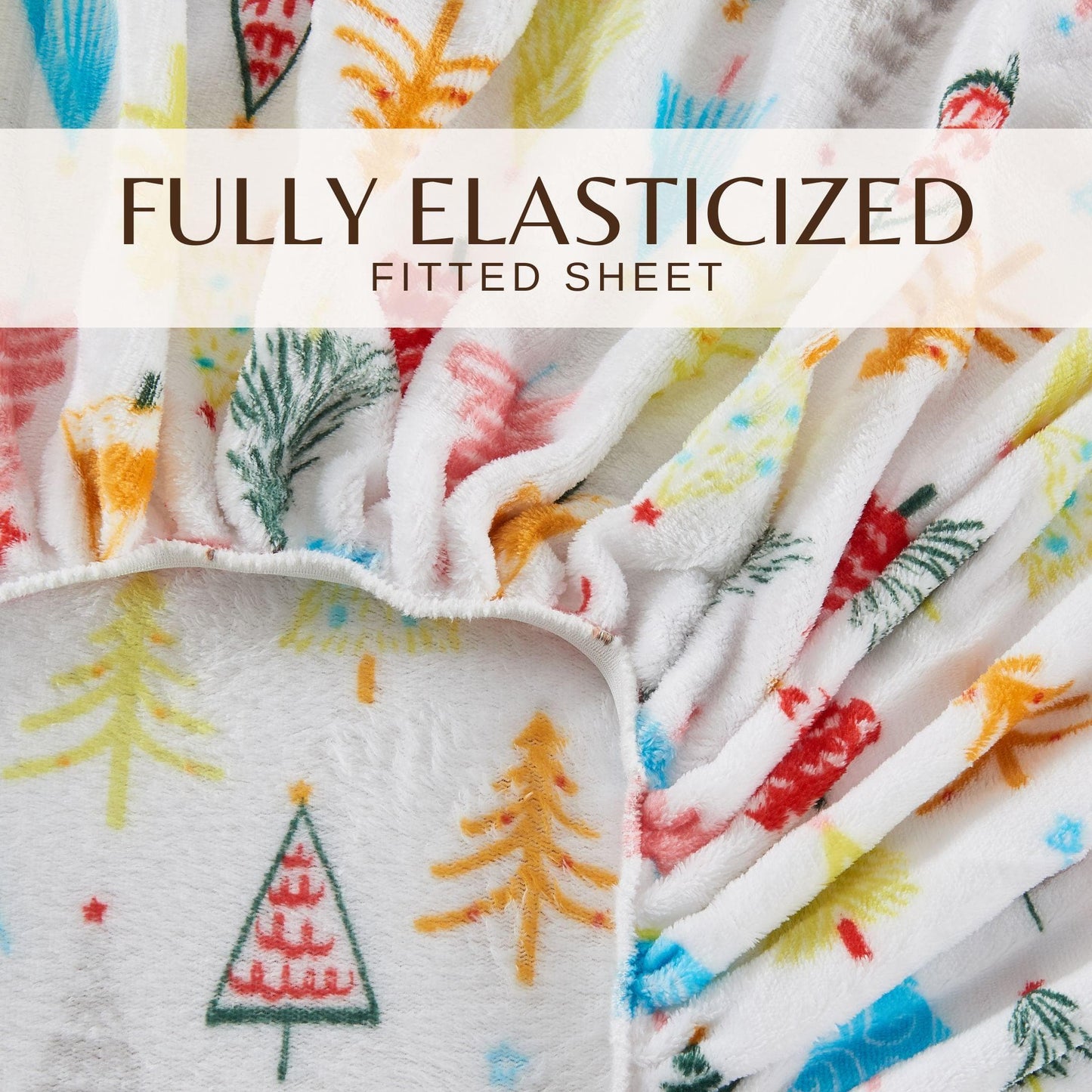 Printed Plush Sheet - Velvet Luxe Collection