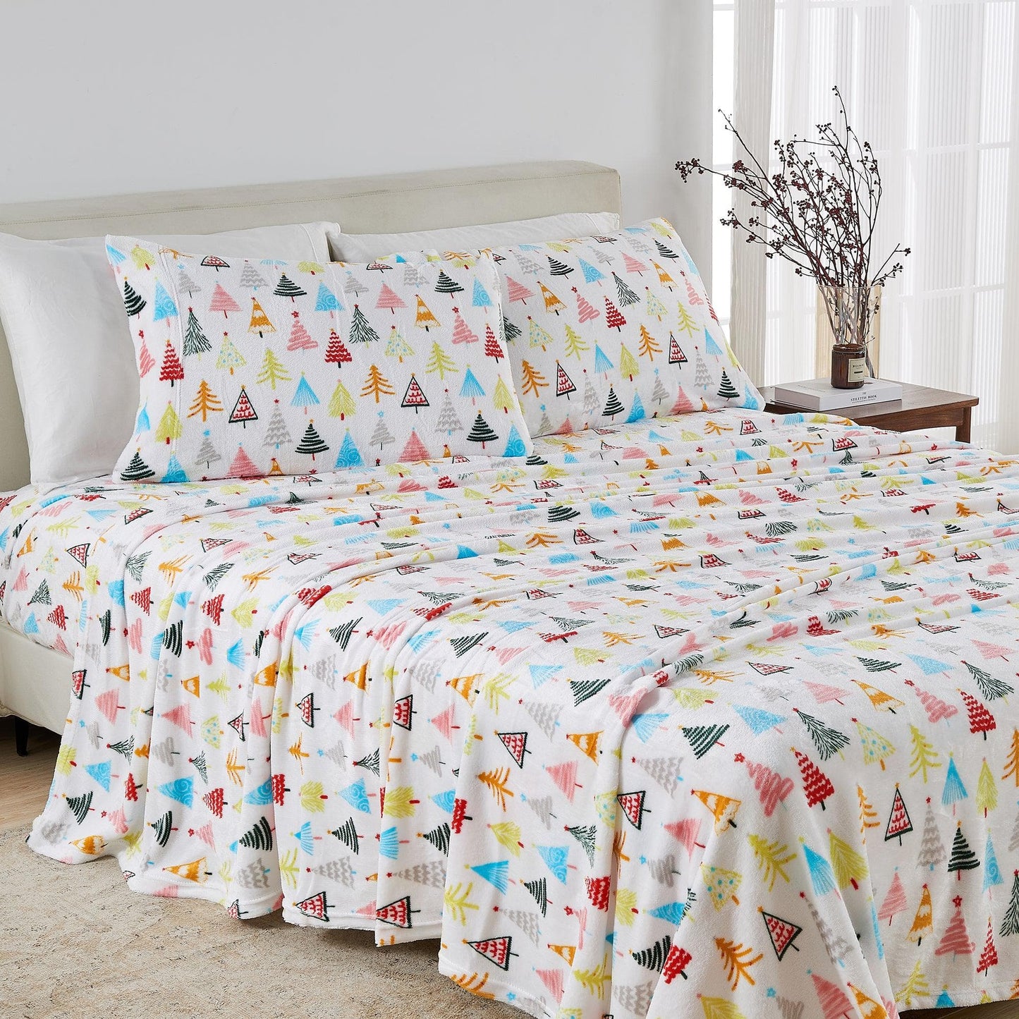 Printed Plush Sheet - Velvet Luxe Collection