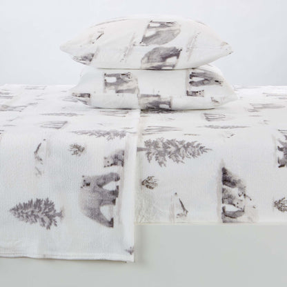 Printed Plush Sheet - Velvet Luxe Collection