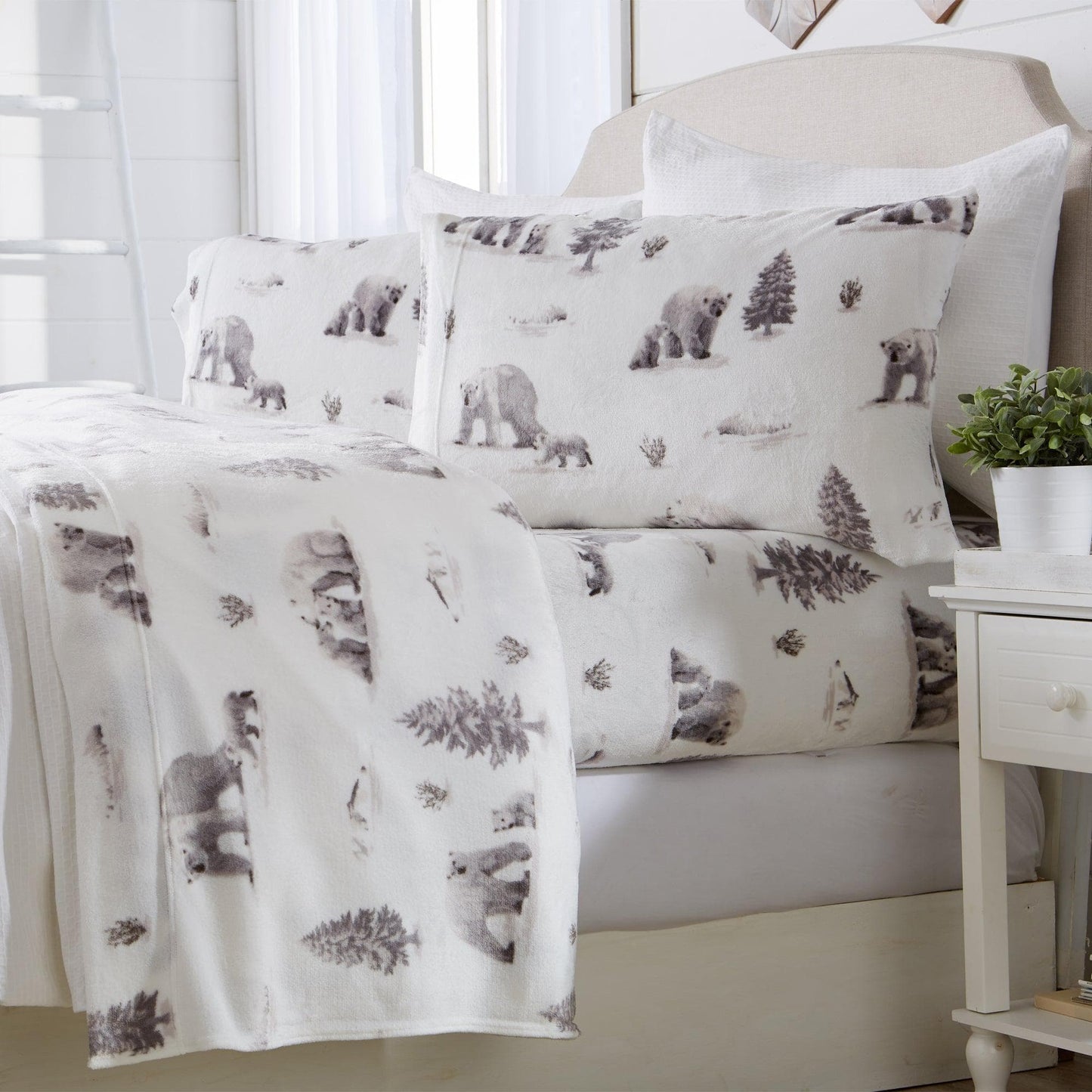 Printed Plush Sheet - Velvet Luxe Collection