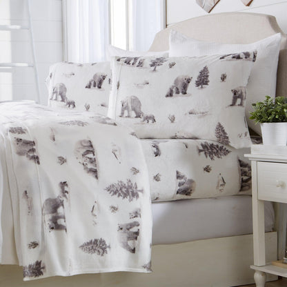 Printed Plush Sheet - Velvet Luxe Collection