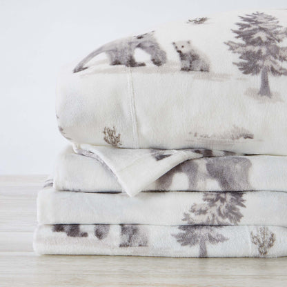 Printed Plush Sheet - Velvet Luxe Collection