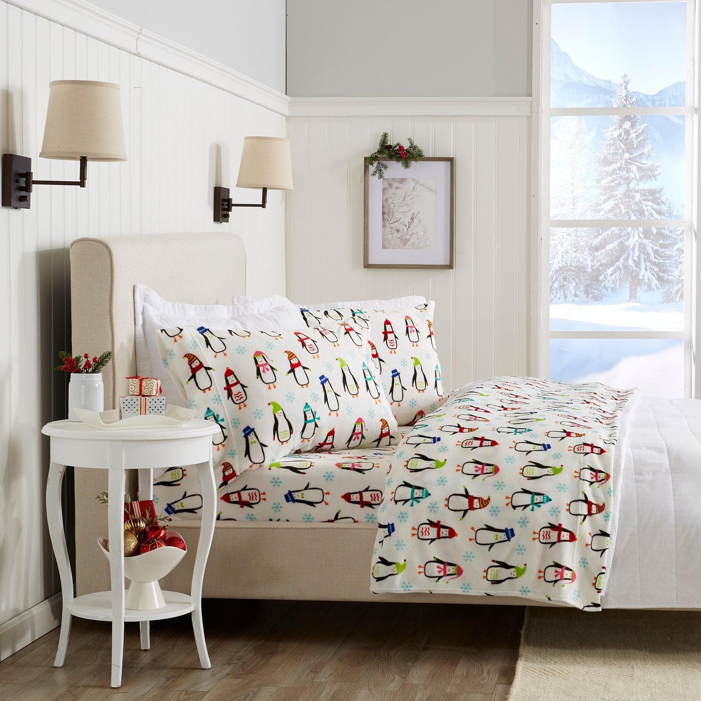 Printed Plush Sheet - Velvet Luxe Collection