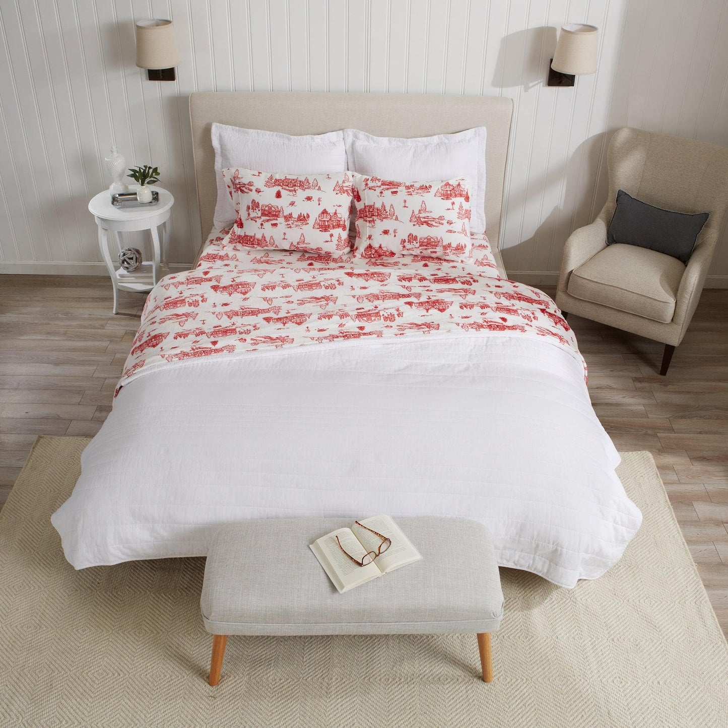 Printed Plush Sheet - Velvet Luxe Collection