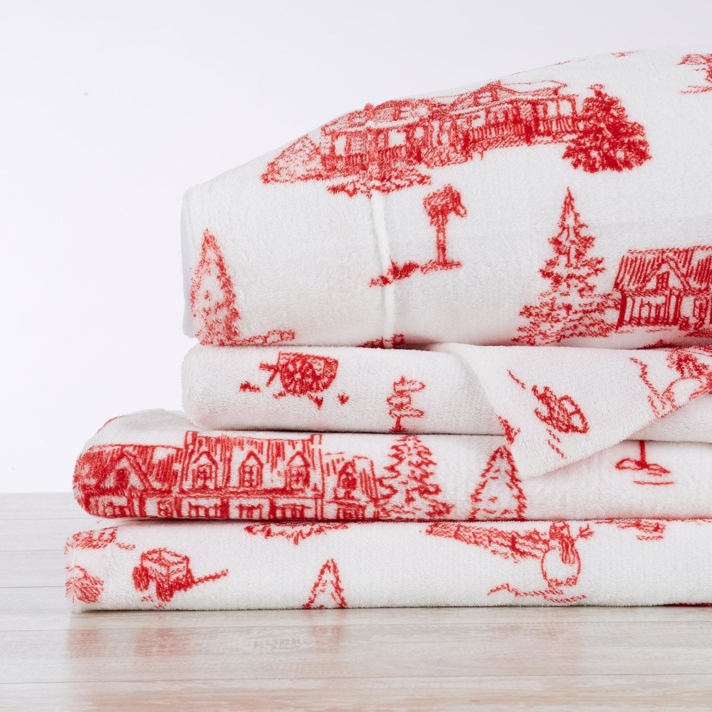 Printed Plush Sheet - Velvet Luxe Collection