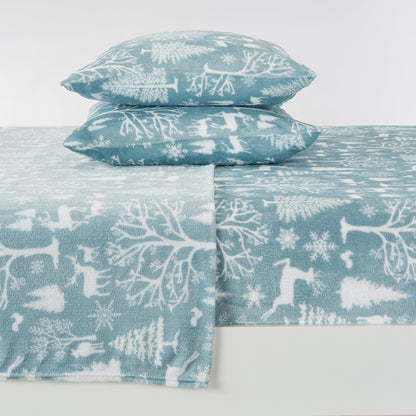 Printed Plush Sheet - Velvet Luxe Collection