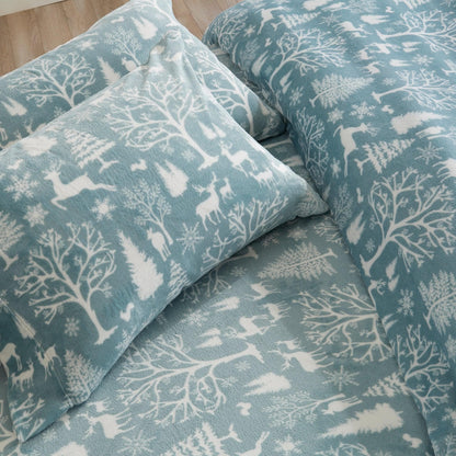 Printed Plush Sheet - Velvet Luxe Collection