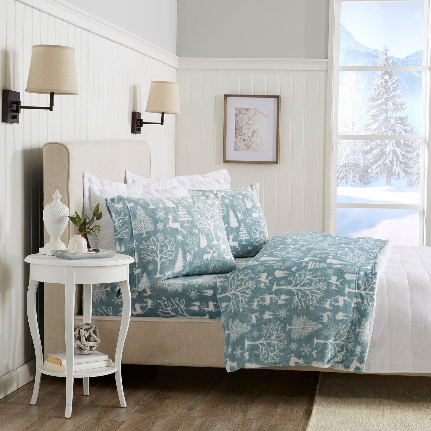 Printed Plush Sheet - Velvet Luxe Collection