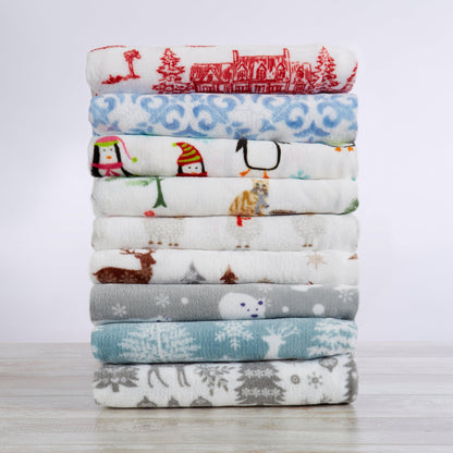 Printed Plush Sheet - Velvet Luxe Collection
