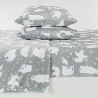 Printed Plush Sheet - Velvet Luxe Collection