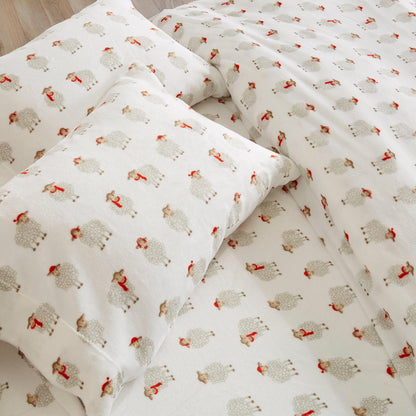 Printed Plush Sheet - Velvet Luxe Collection