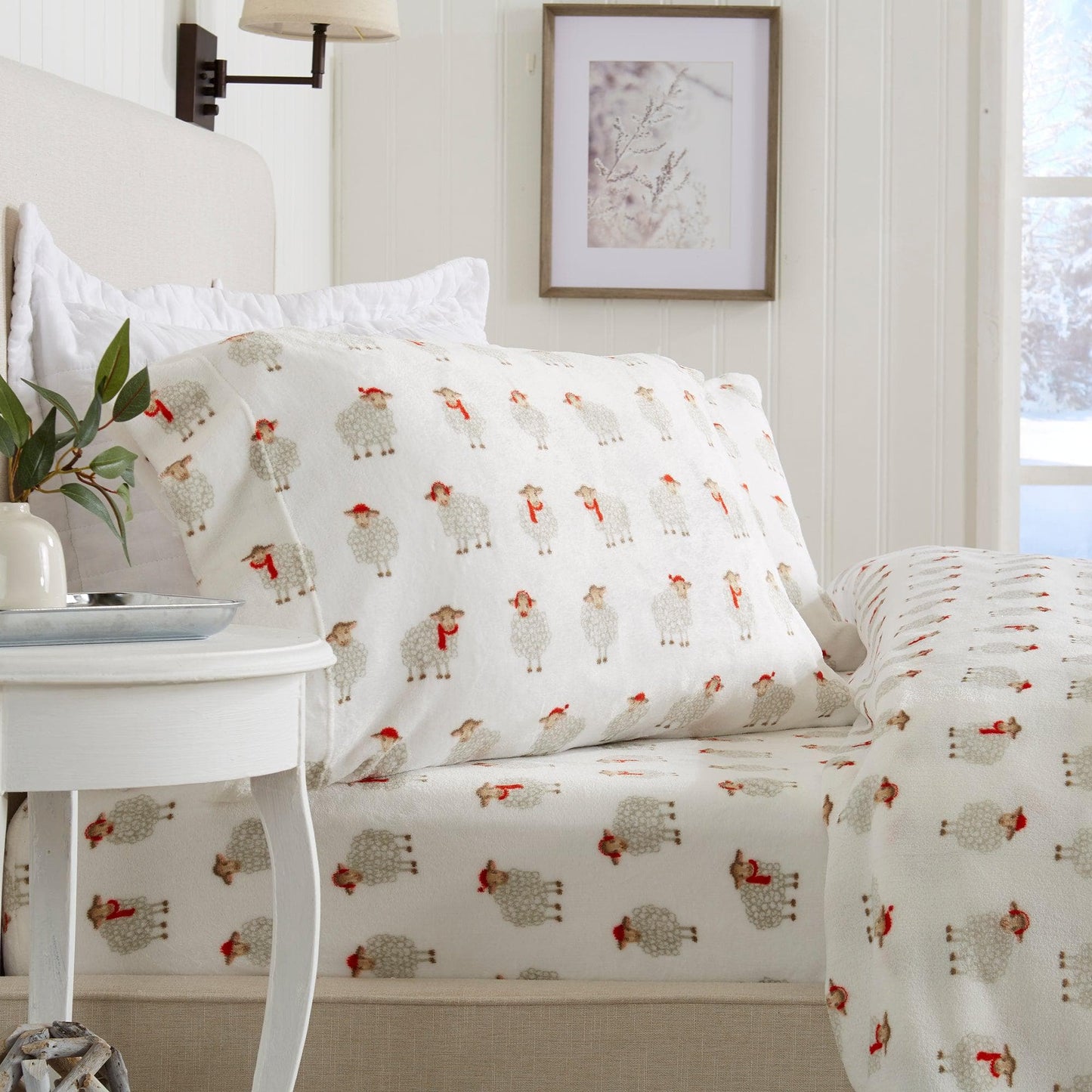 Printed Plush Sheet - Velvet Luxe Collection