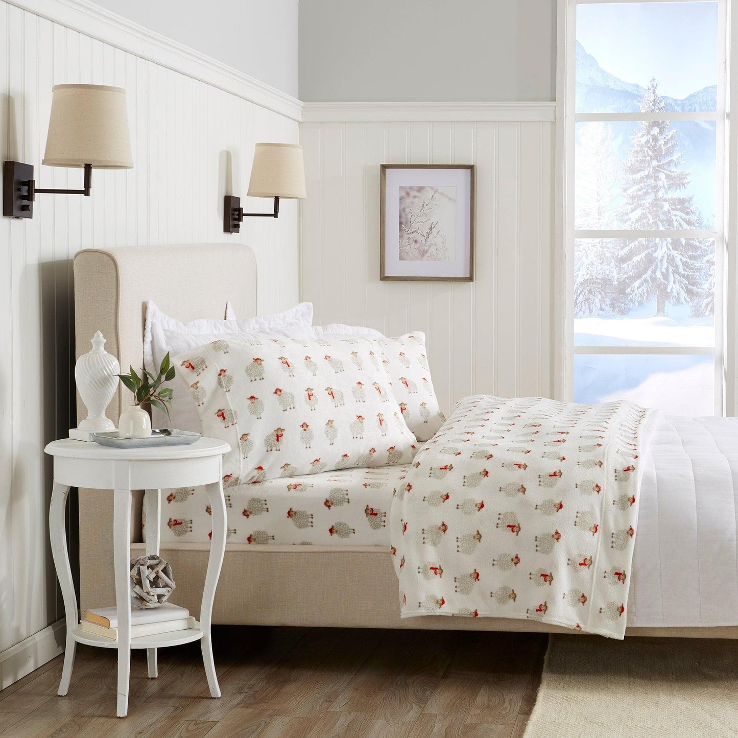 Printed Plush Sheet - Velvet Luxe Collection