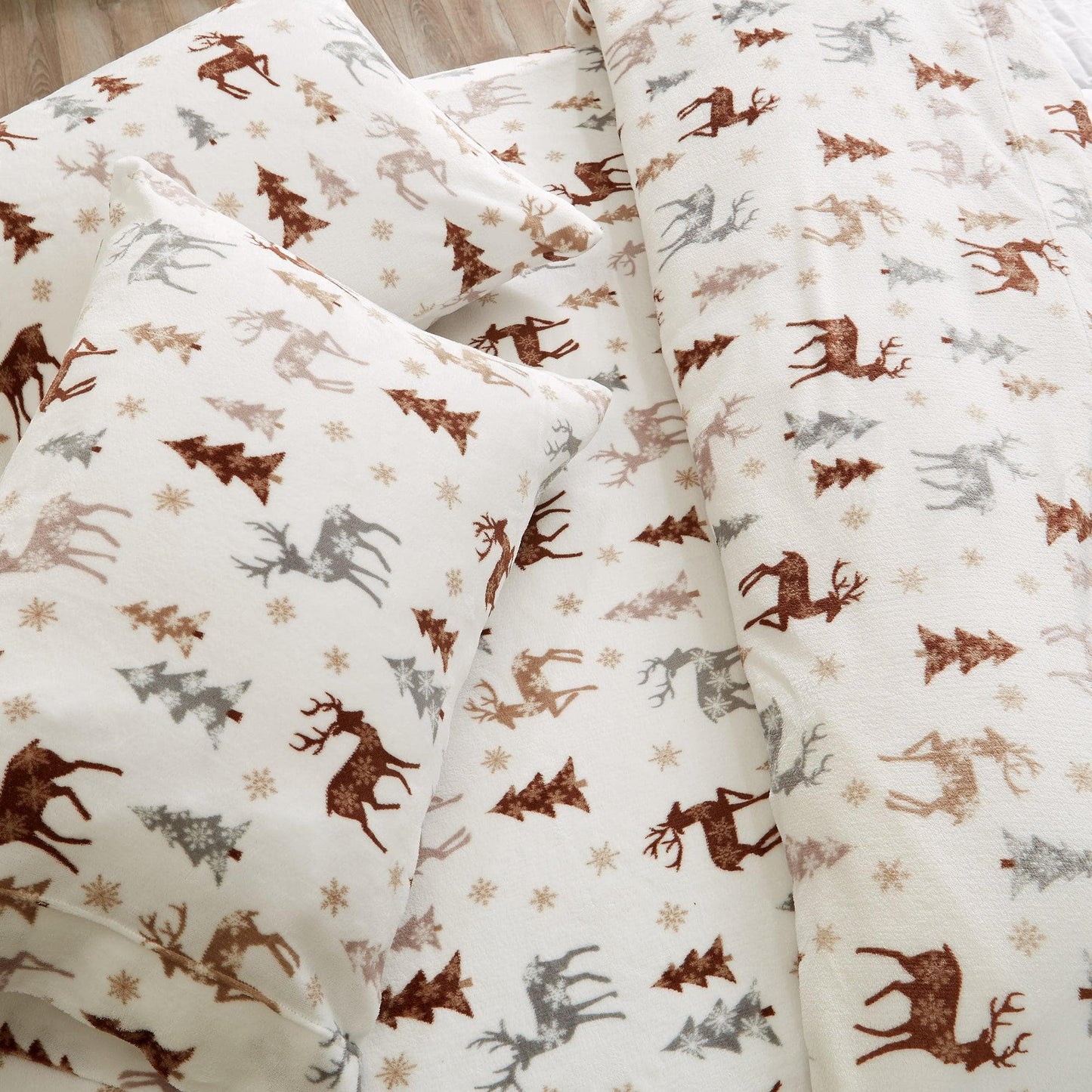 Printed Plush Sheet - Velvet Luxe Collection