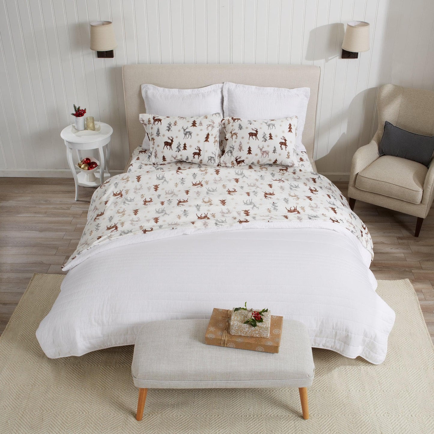 Printed Plush Sheet - Velvet Luxe Collection