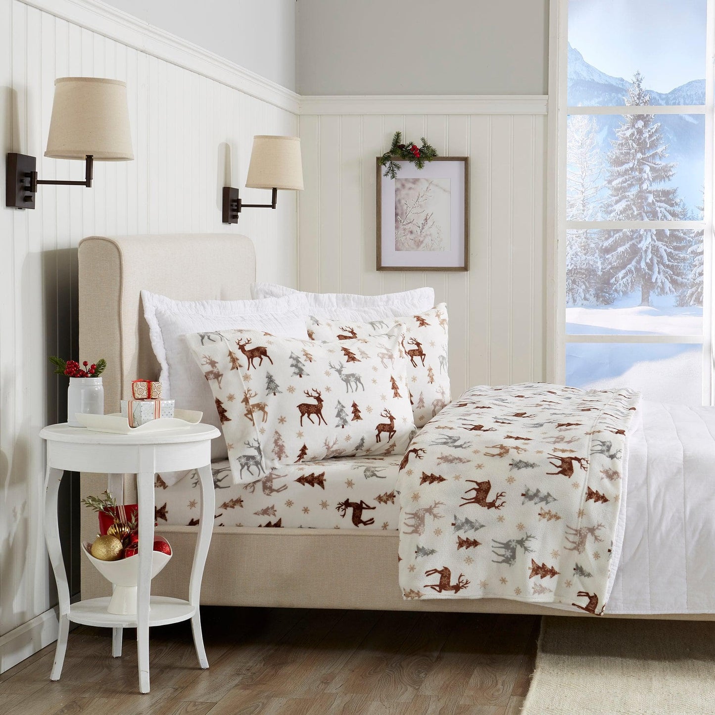Printed Plush Sheet - Velvet Luxe Collection