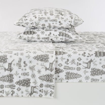Printed Plush Sheet - Velvet Luxe Collection
