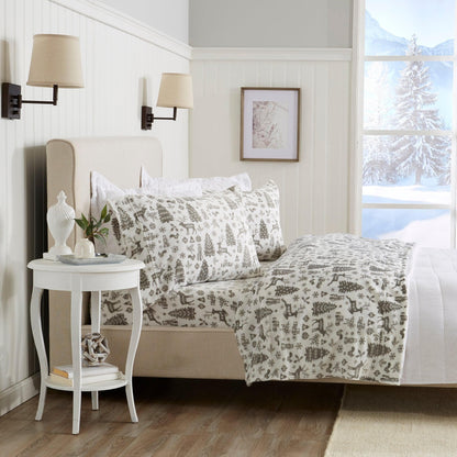 Printed Plush Sheet - Velvet Luxe Collection
