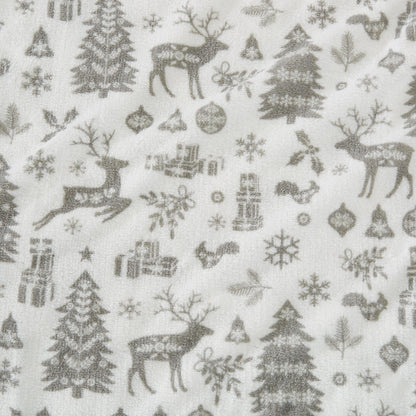 Printed Plush Sheet - Velvet Luxe Collection