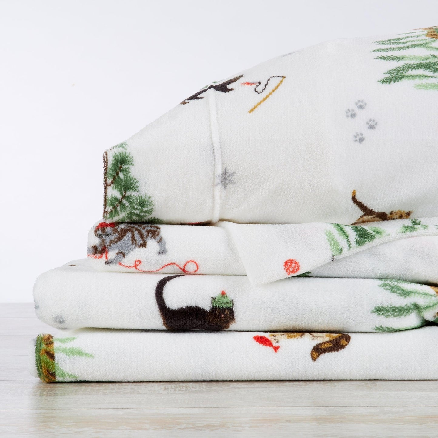 Printed Plush Sheet - Velvet Luxe Collection
