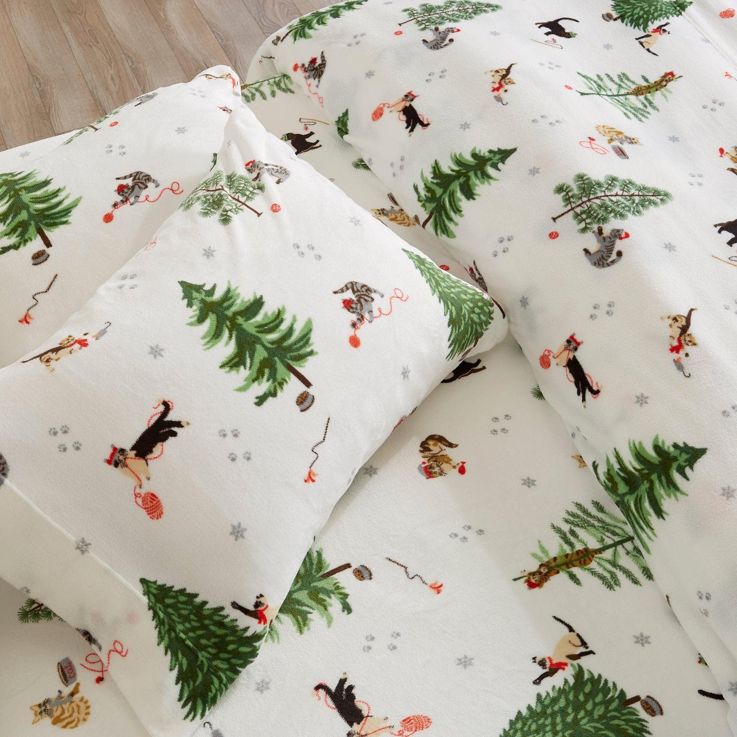Printed Plush Sheet - Velvet Luxe Collection
