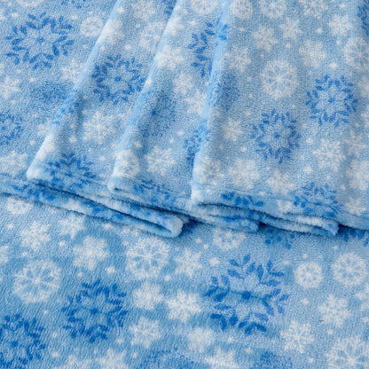 Printed Plush Sheet - Velvet Luxe Collection