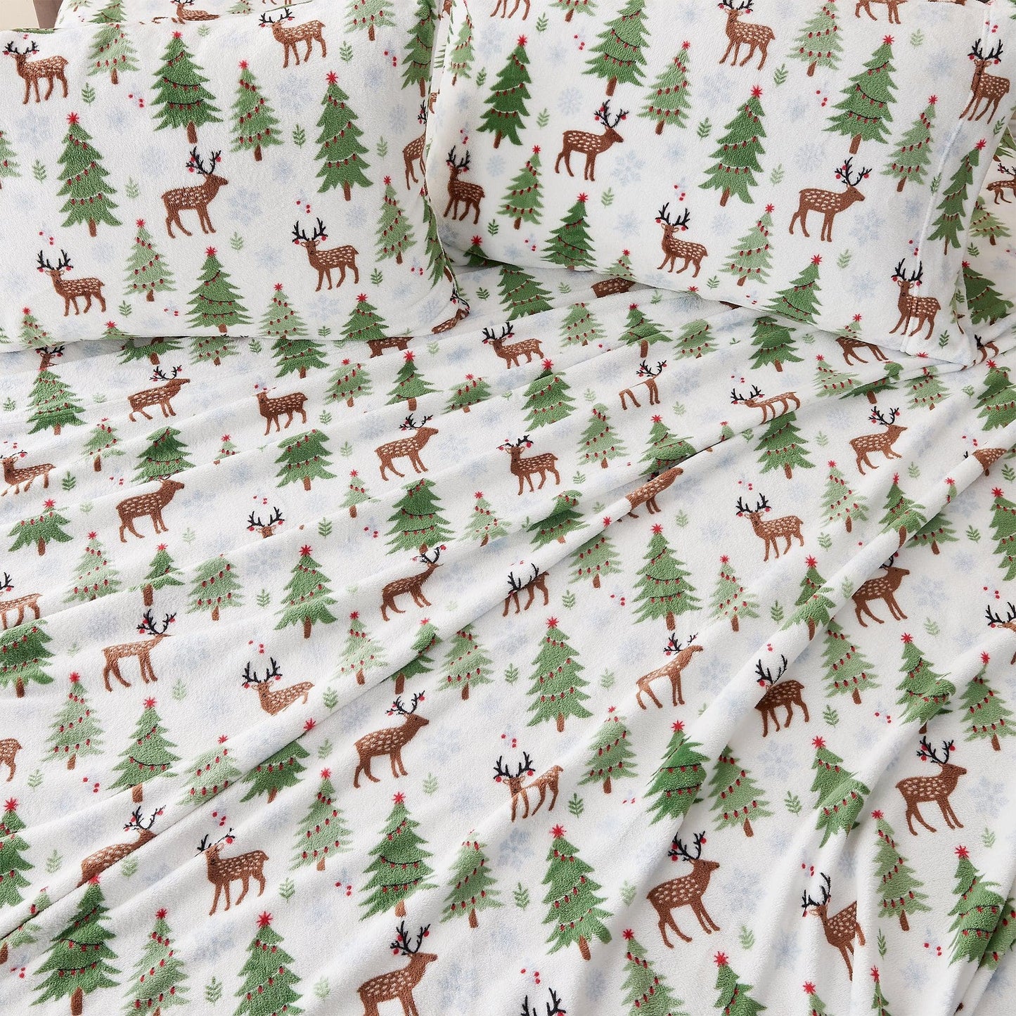 Printed Plush Sheet - Velvet Luxe Collection