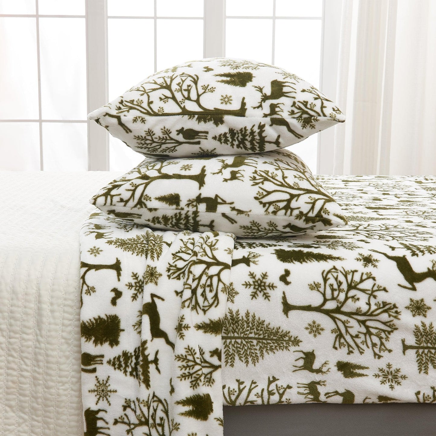 Printed Plush Sheet - Velvet Luxe Collection