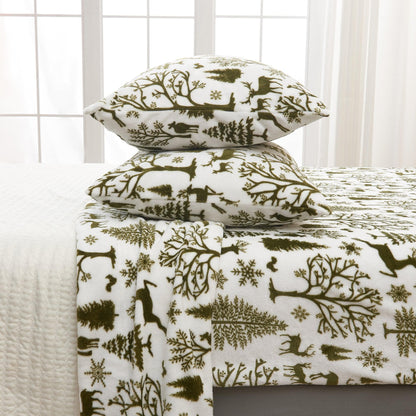 Printed Plush Sheet - Velvet Luxe Collection