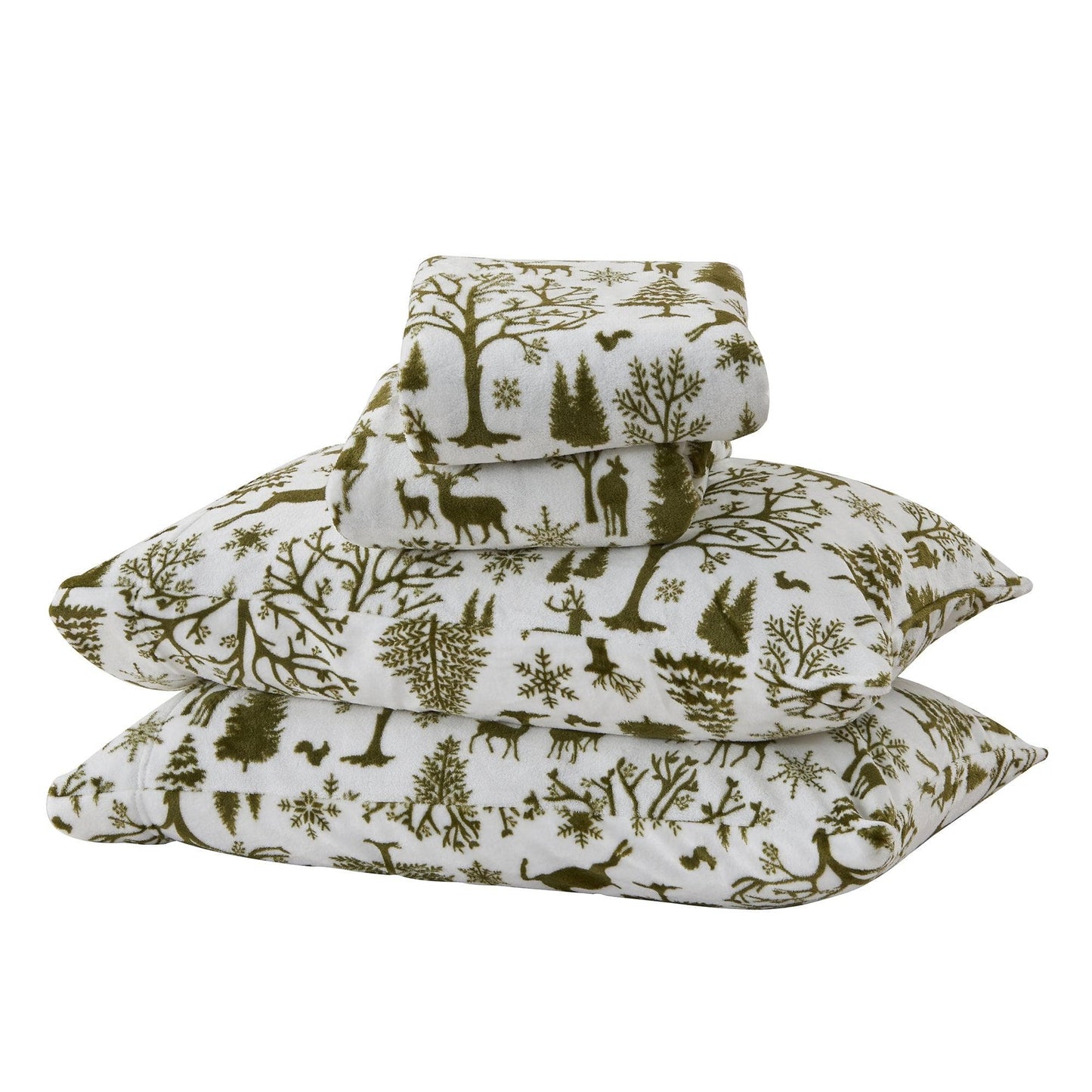 Printed Plush Sheet - Velvet Luxe Collection