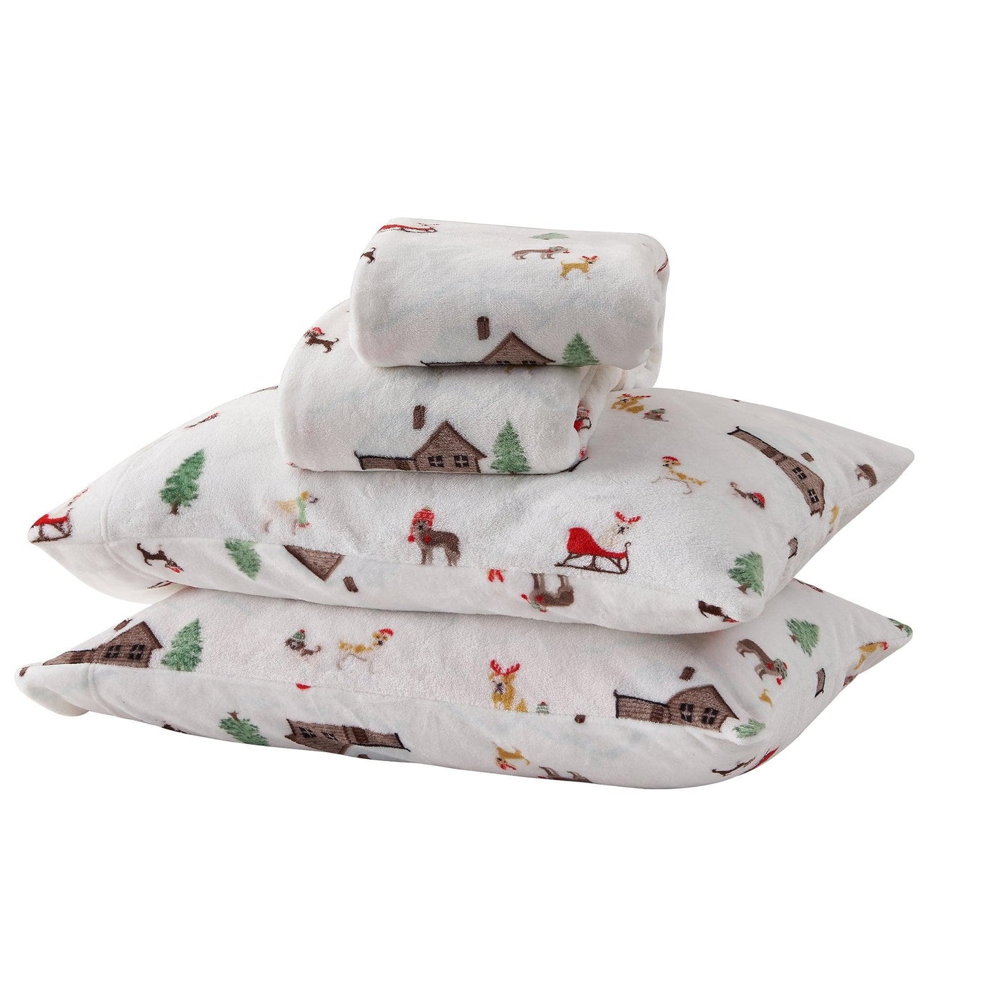 Printed Plush Sheet - Velvet Luxe Collection