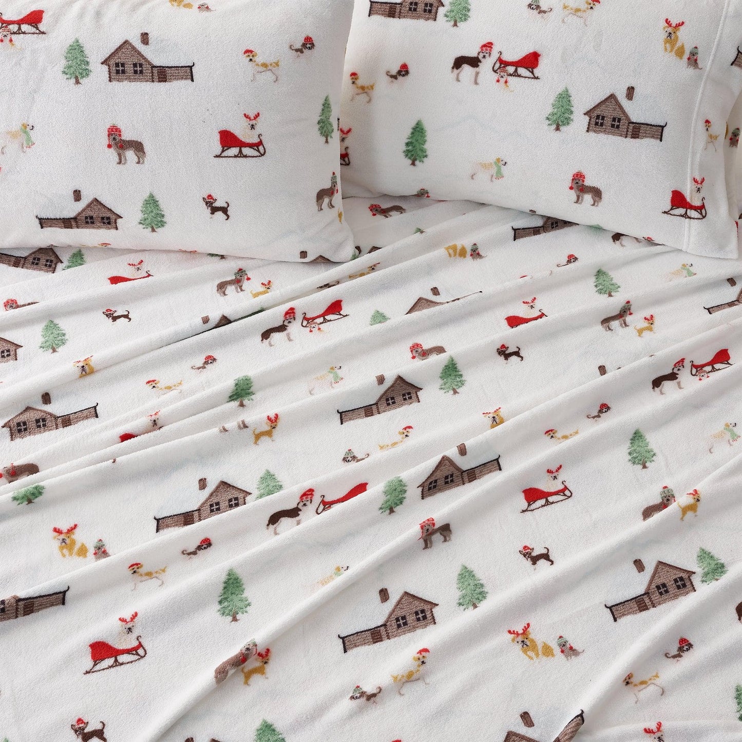 Printed Plush Sheet - Velvet Luxe Collection