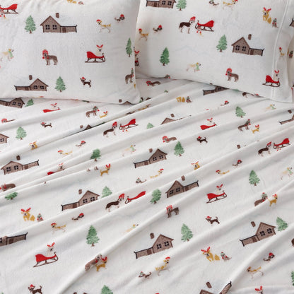Printed Plush Sheet - Velvet Luxe Collection