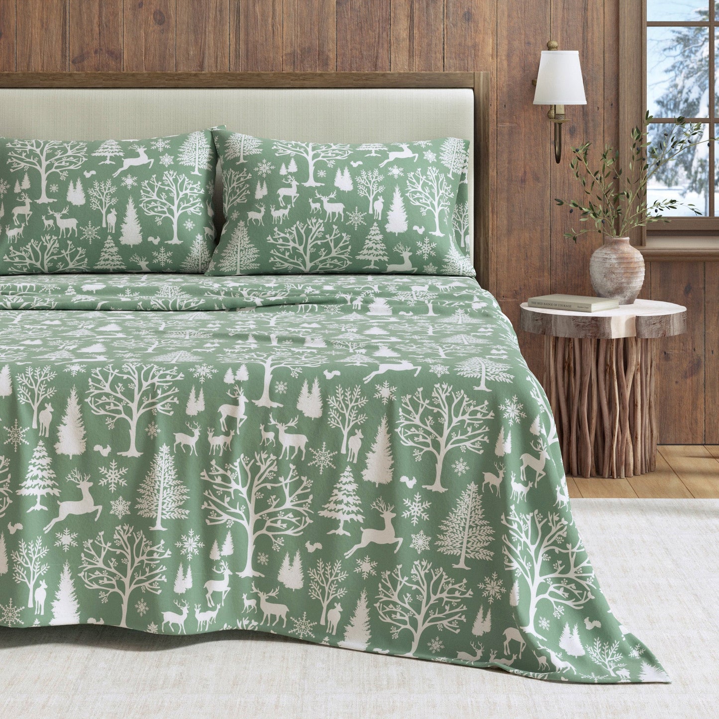 Turkish Cotton Flannel Sheet - Lakeview Collection