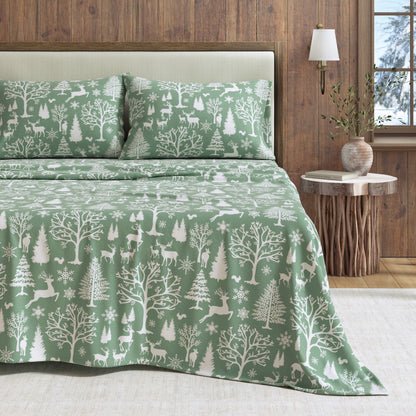 Turkish Cotton Flannel Sheet - Lakeview Collection