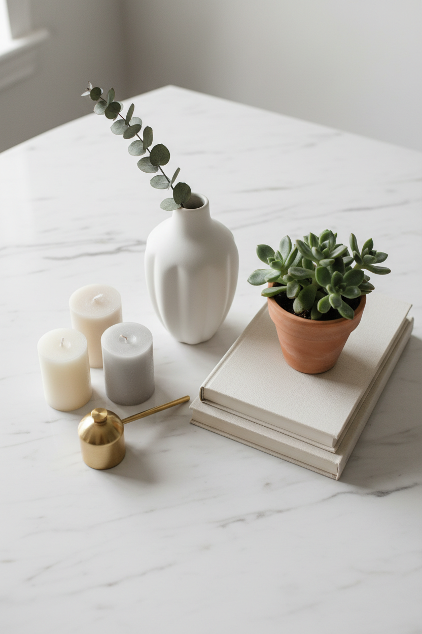 Home Decor Styled Vignette
