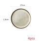 Nordic Ceramic Dinnerware Set with Glazed Minimalist Bowls