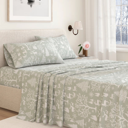 Turkish Cotton Flannel Sheet - Lakeview Collection
