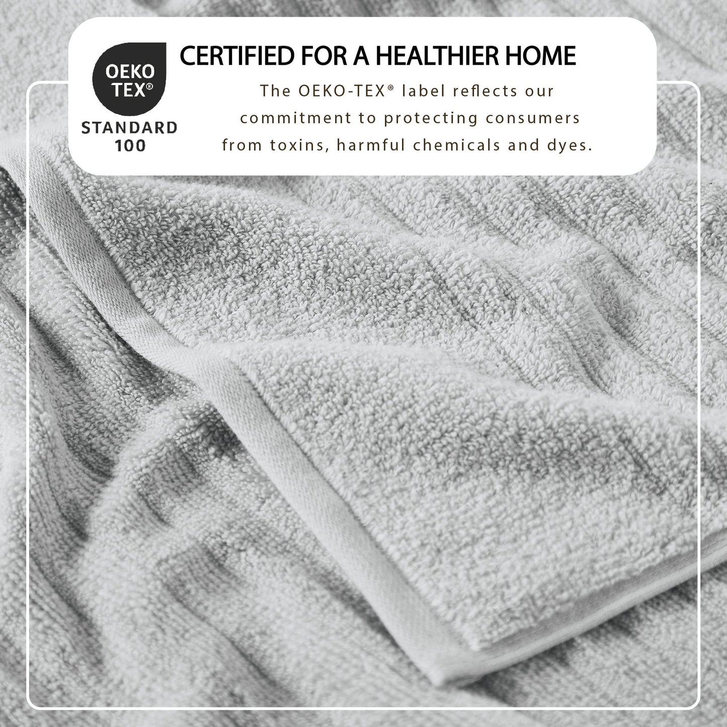 Luxury Combed Cotton Bath Towel Set - Karina Collection
