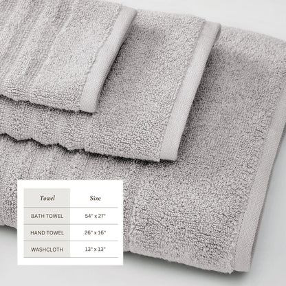 Luxury Combed Cotton Bath Towel Set - Karina Collection