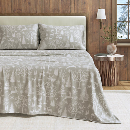 Turkish Cotton Flannel Sheet - Lakeview Collection