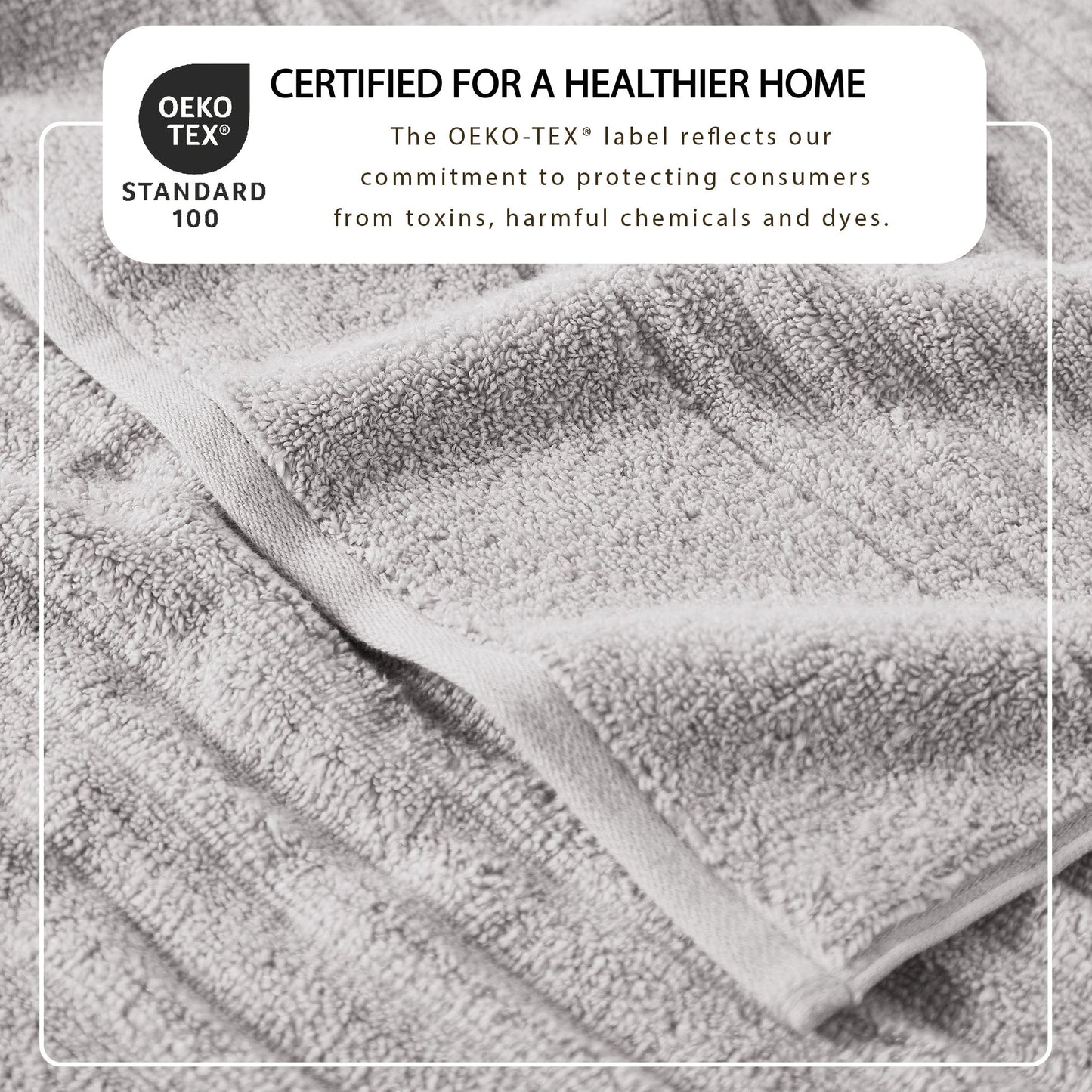 Luxury Combed Cotton Bath Towel Set - Karina Collection