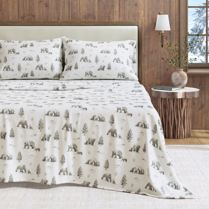 Turkish Cotton Flannel Sheet - Lakeview Collection