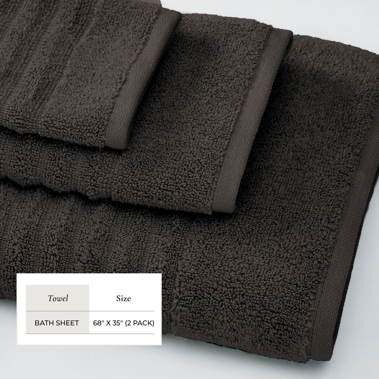 Luxury Combed Cotton Bath Towel Set - Karina Collection