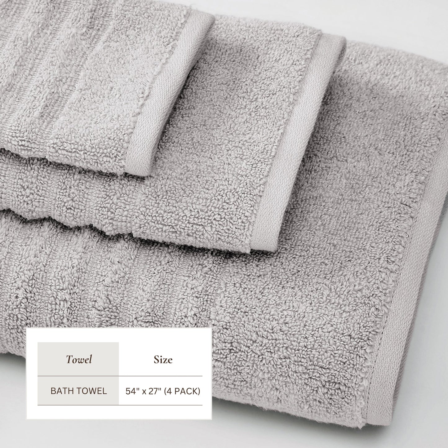 Luxury Combed Cotton Bath Towel Set - Karina Collection