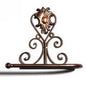 New Arrival Classic Bathroom accessories Vintage Iron Toilet Paper Towel Roll Holder Bathroom Wall Mount Rack Toilet Paper Roll Holder Cast Iron Wall Mounted Toilet Tissue Holder  European Victorian Design