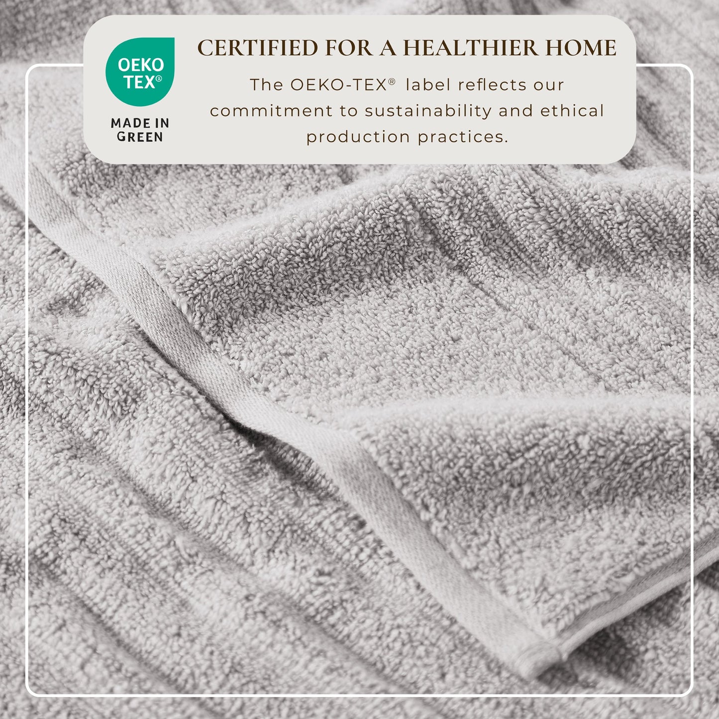 Luxury Combed Cotton Bath Towel Set - Karina Collection