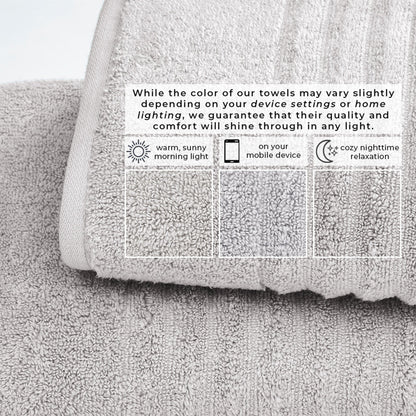Luxury Combed Cotton Bath Towel Set - Karina Collection